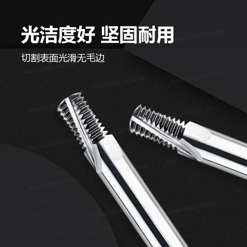 For Tapered Pipe Thread Milling Cutter for Full Tooth Aluminum 1/8 1/4 3/8 1/2 3/4 Pipe Tooth Milling Cutter