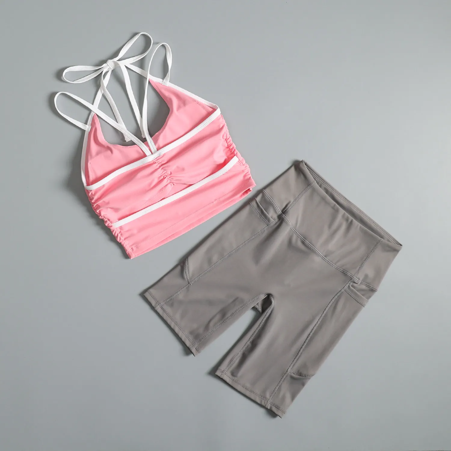 

Yoga clothing suit for women summer beautiful back sports cycling training quick-drying bra high-looking professional gym