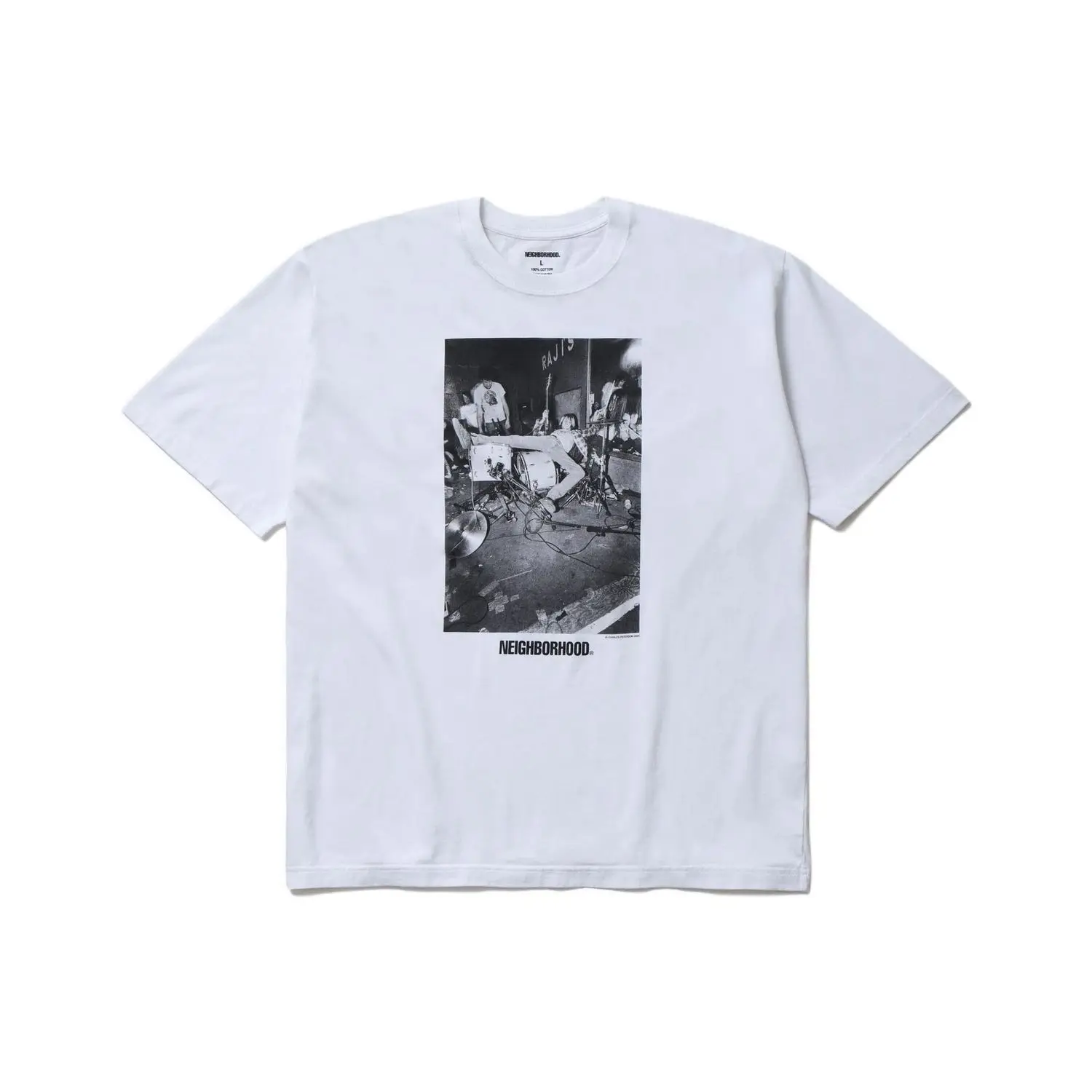 NEIGHBORHOOD NBHD SS26 Classic Logo Crew Neck Short‑Sleeve T‑Shirt Loose Unisex Casual Daily Tops