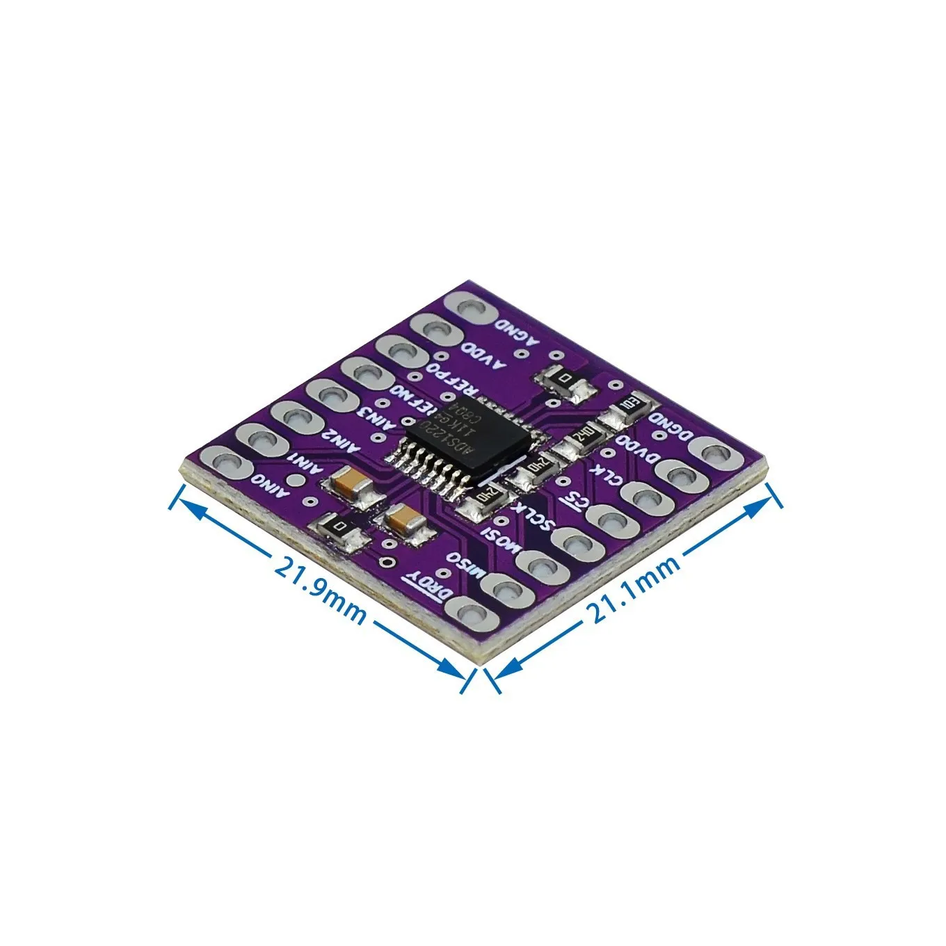 ADS1220 ADC 24 Bit Converter Module I2C Low Power 24 Bit Analog-to-Digital Converter