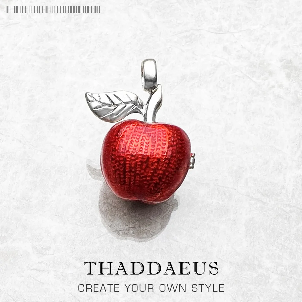 

Pendant Apple Brand New Fine Jewelry Europe 925 Sterling Silver Vintage Gift For Women