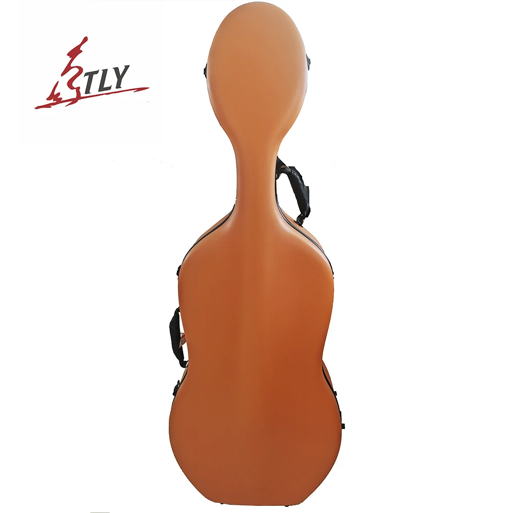 100% Pure Carbon Fiber High-grade Cello Hard Case With Combination Lock For 3/4 4/4 Light Cello Hard Case