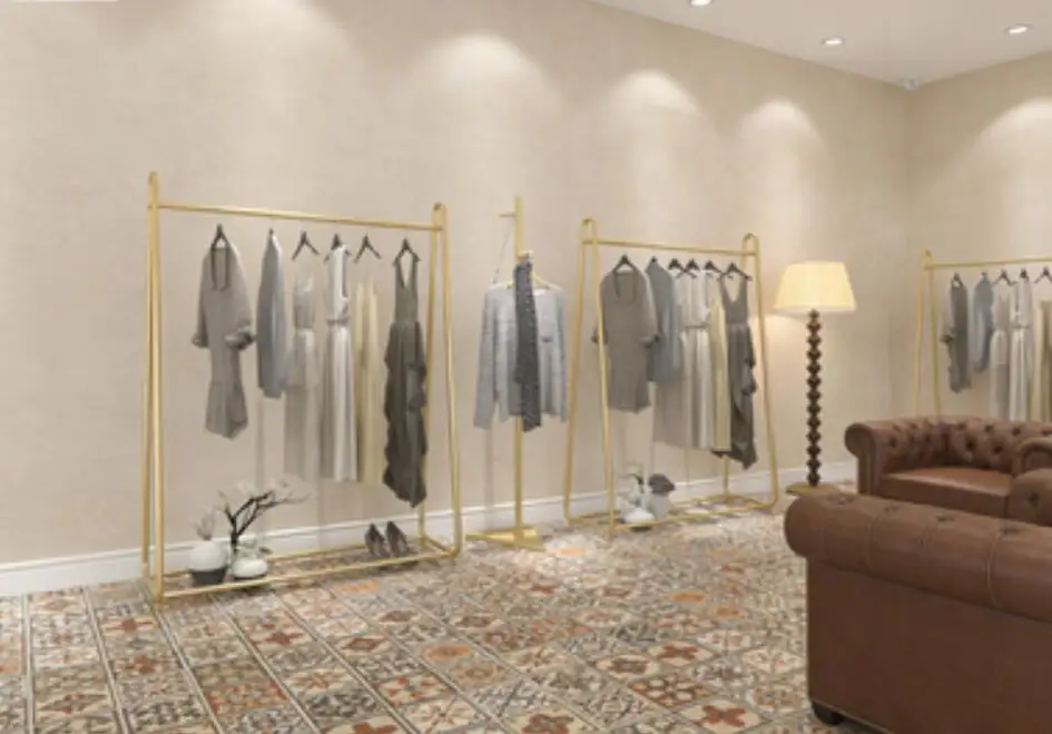 

Напольная вешалка-стеллаж для демонстрации одежды: женская и детская одежда, для розничных магазинов