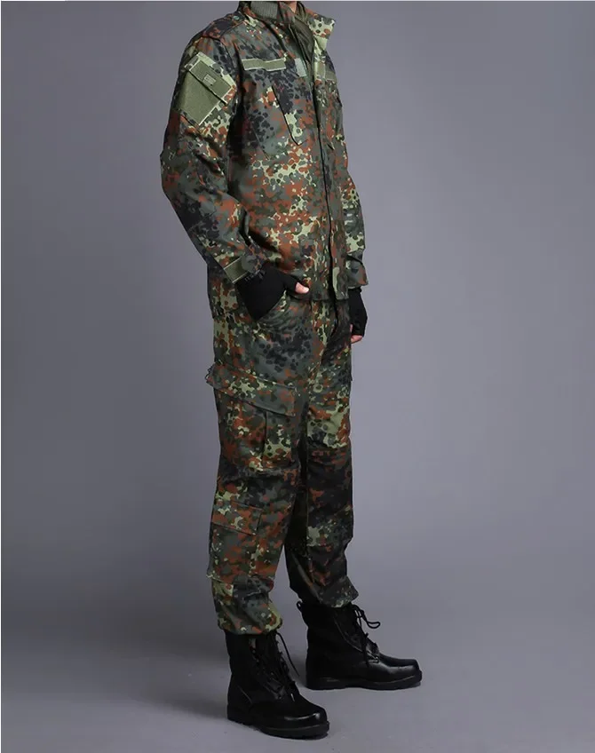 WOODLAND CAMO Suit ACU BDU Training Hunting Camouflage Suit sets CS Hiking Tactical Outdoor Sports Uniform Jacket & Pants