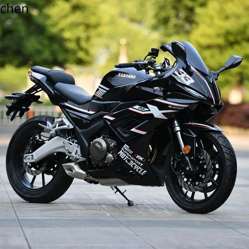 

ZML Dual-Cylinder Water-Cooled Sports Bike Heavy Motorcycle Road Racing Motorcycle