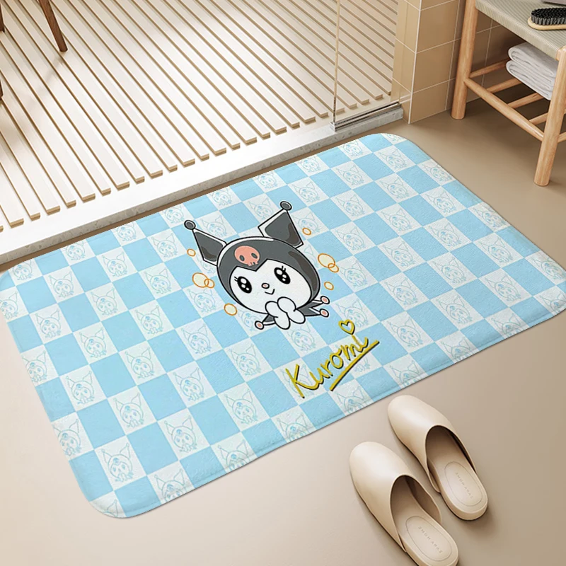 

Mat for Hallway K-Kuromis Washable Non-slip Kitchen Rug Aesthetic Room Decorating Items Sleeping Room Rugs Anime Carpet for Home