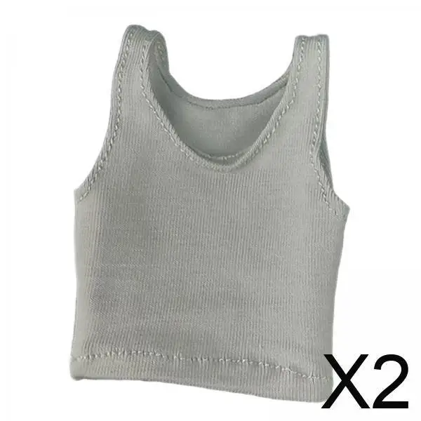 1 6 Scale Miniature Cloth Vest Realistic Doll Outfit Accessories for Action Figures Dress Up Play