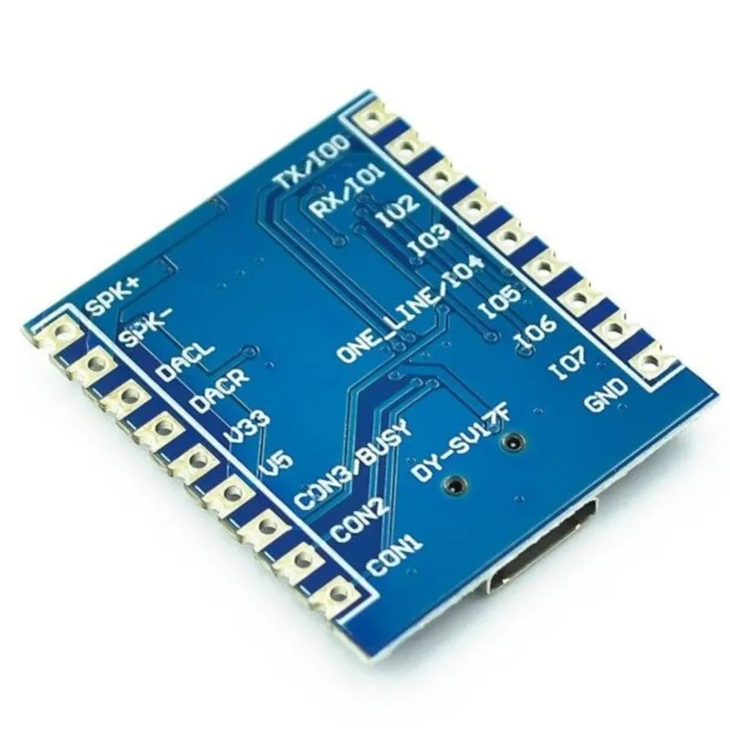 DY-SV17F Audio Module Mini MP3 Player IO Trigger USB Download Flash Voice Module