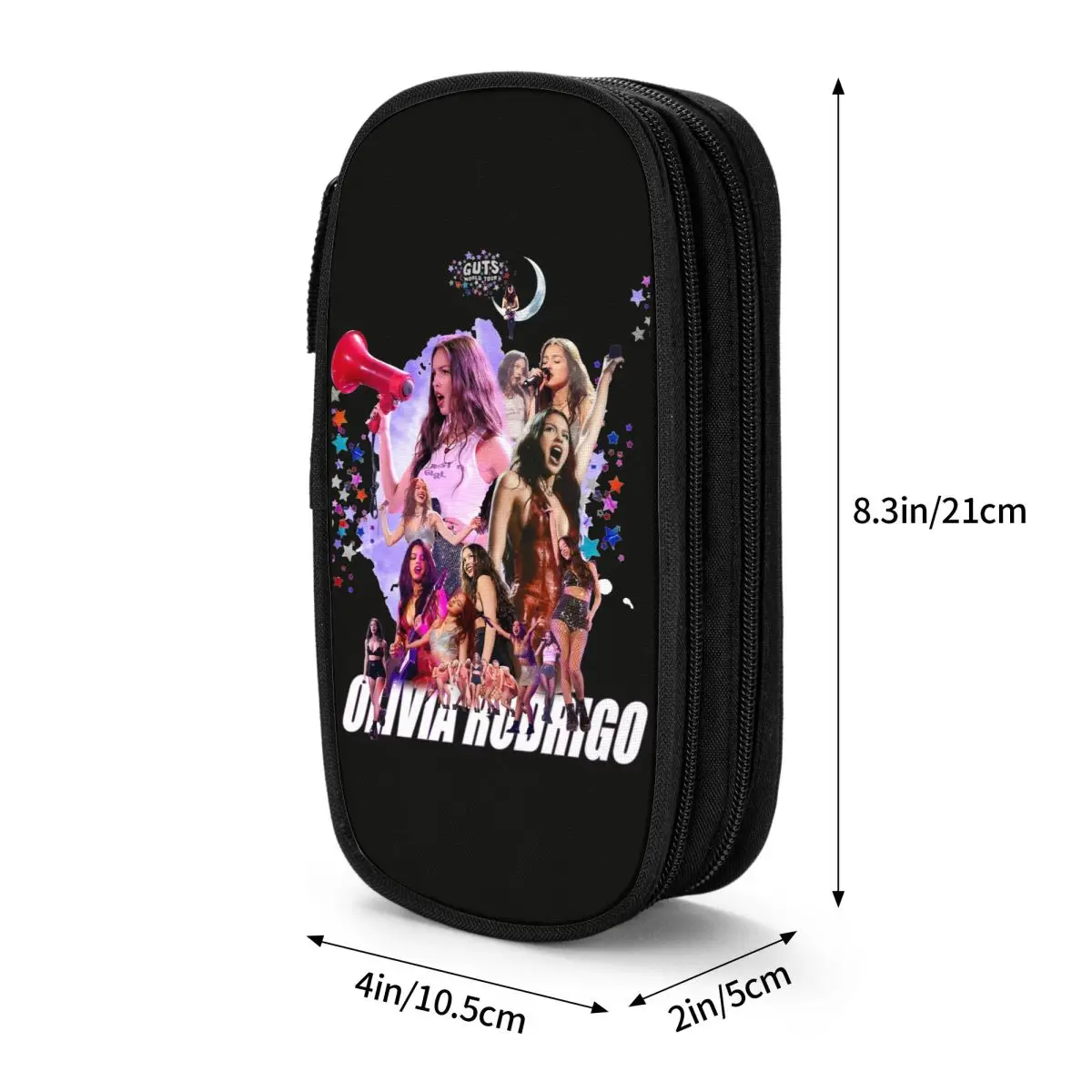 Vintage Olivias 2024 Feder mäppchen Pop Tour Musik Junge Mädchen Kawaii Stift Box benutzer definierte DIY Schule Feder mäppchen Briefpapier Veranstalter Geschenk