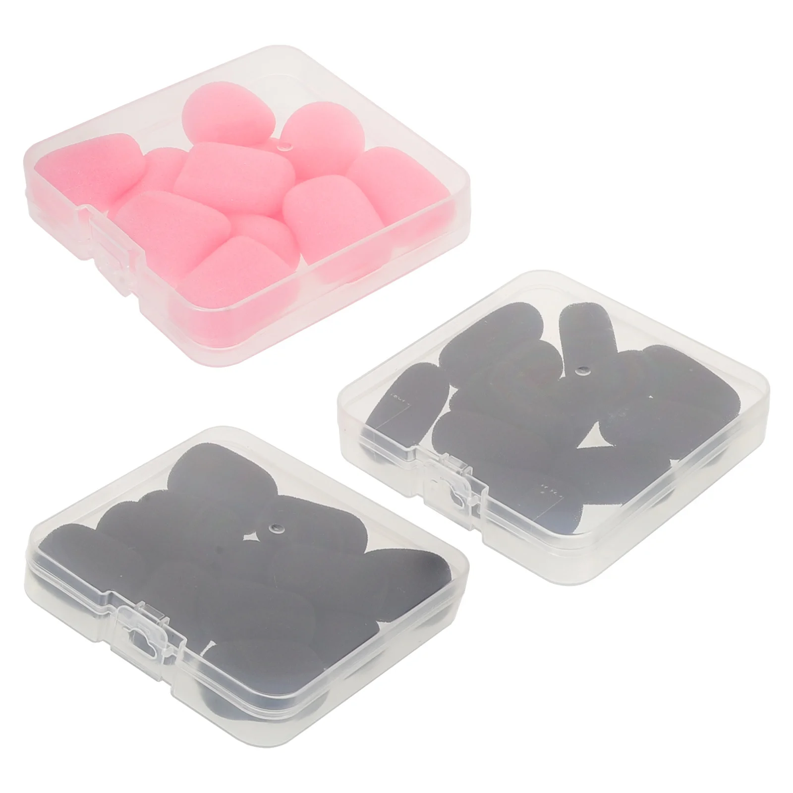 36pcs Microphone Sponge Cover High-Density Foam Windscreen For Headset Lavalier Mics Clear Sound Outdoor Live Streaming Studio