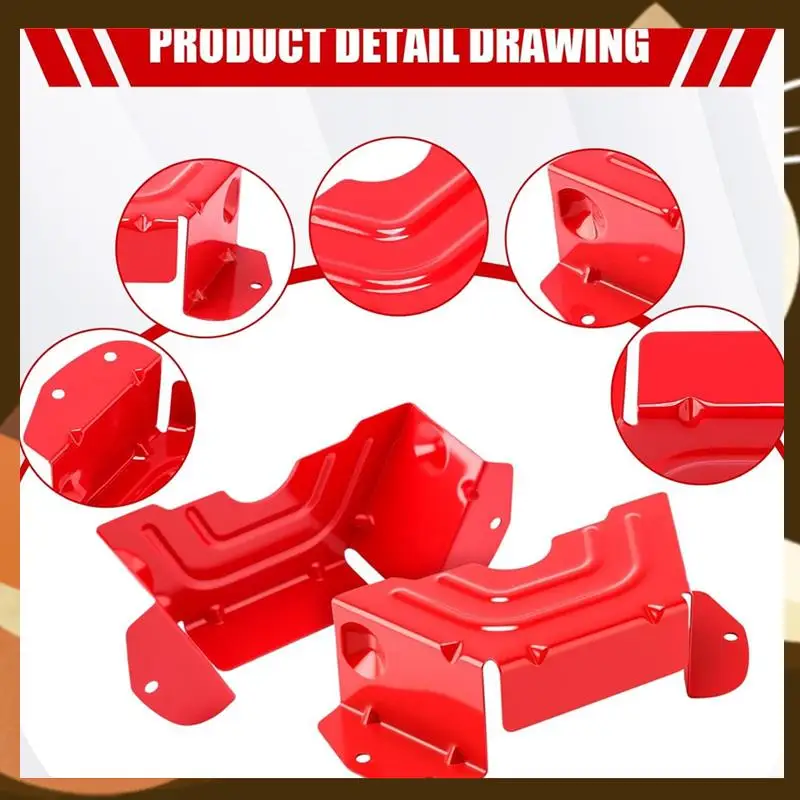 

Hot 2 Pack Deck Belt Cover 42" 46" Deck Spindle Pulley Belt Guard Cover For MTD Craftsman Troy-Bilt Red