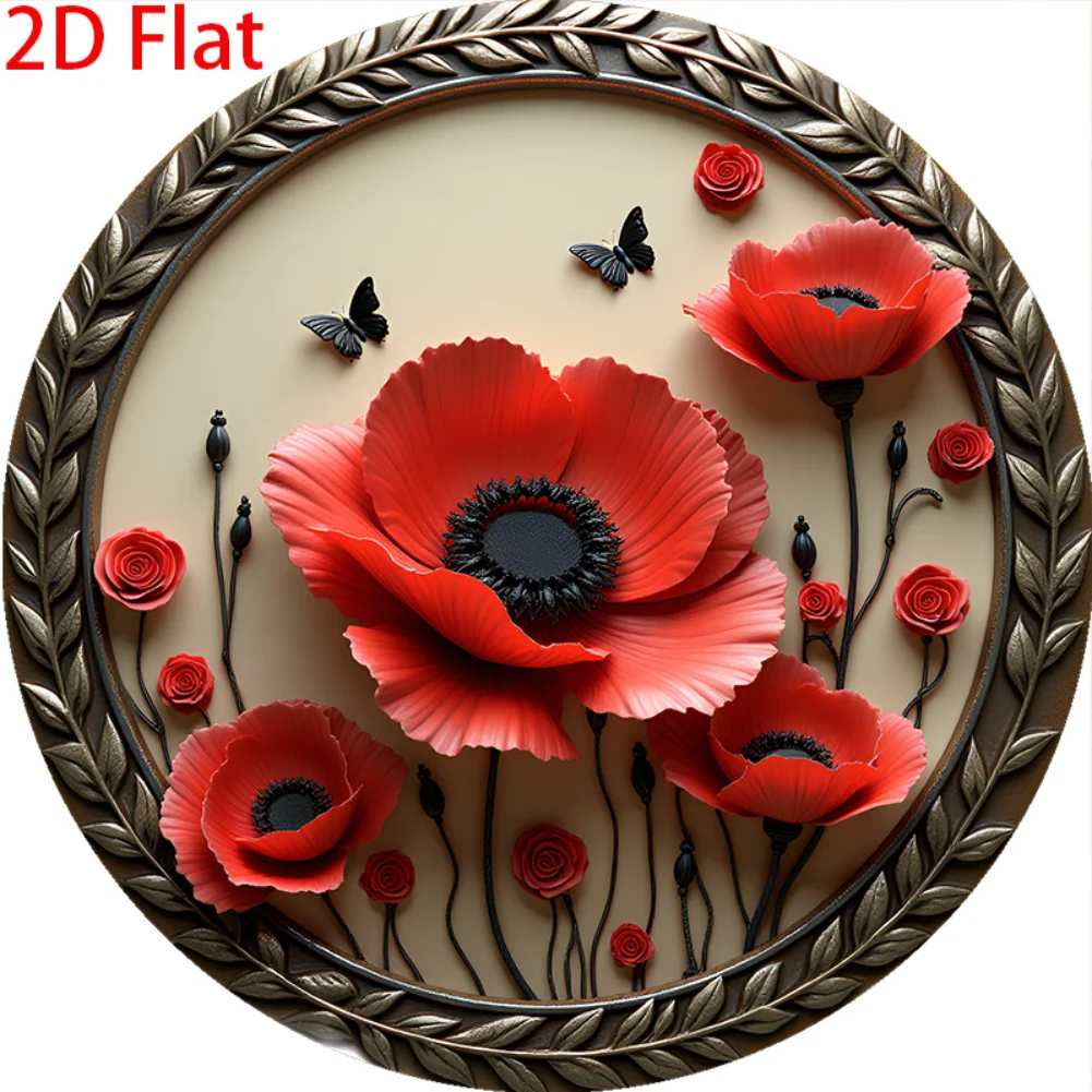 2D Flat, 1Pc Retro …