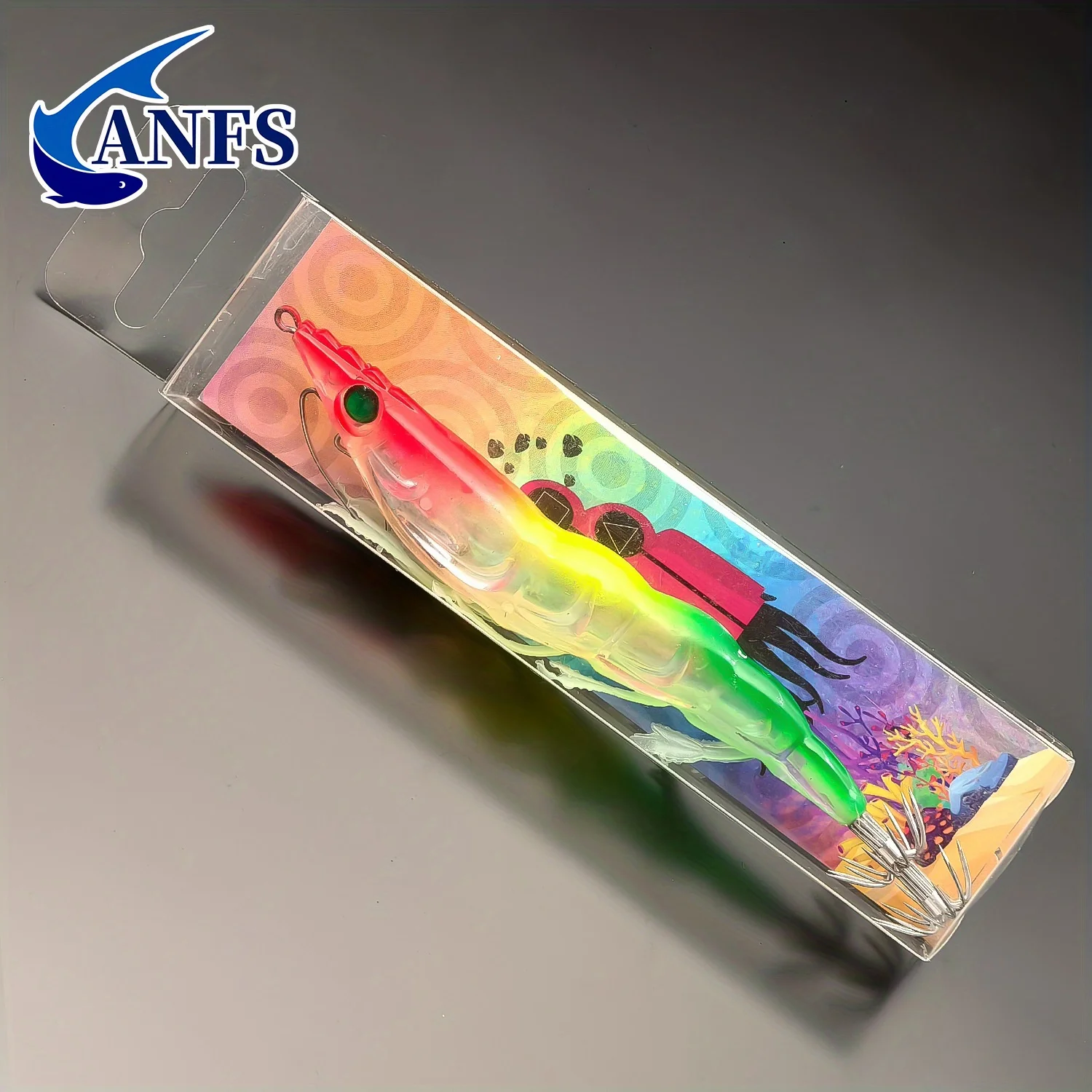 ANFS 1pc/5pcs Glowing Squid Fixtures - Artificial Shrimp, Squid Bait, Fish Bait image 5