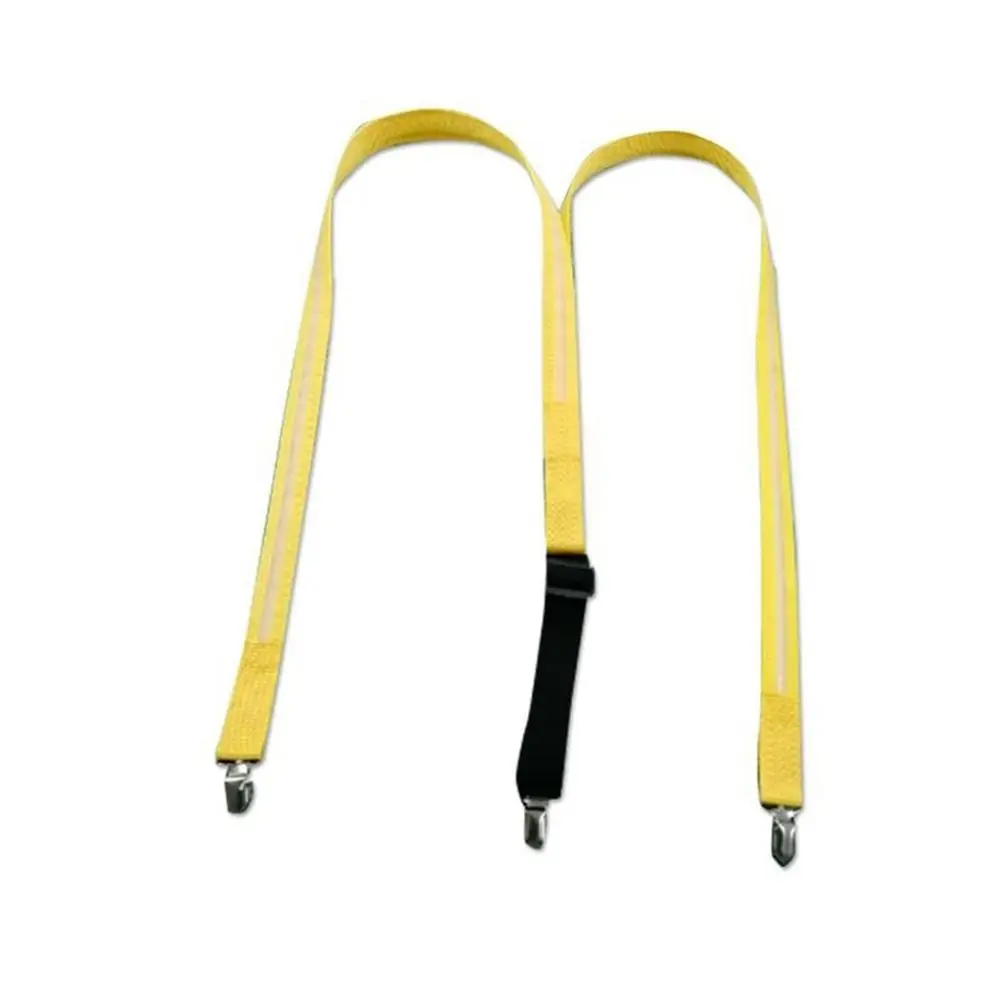 بار مهرجان الموسيقى زي للنساء معلقة السراويل كليب التعادل الحمالات مجموعة مضيئة ربطة القوس فيونكة LED الحمالات كليب