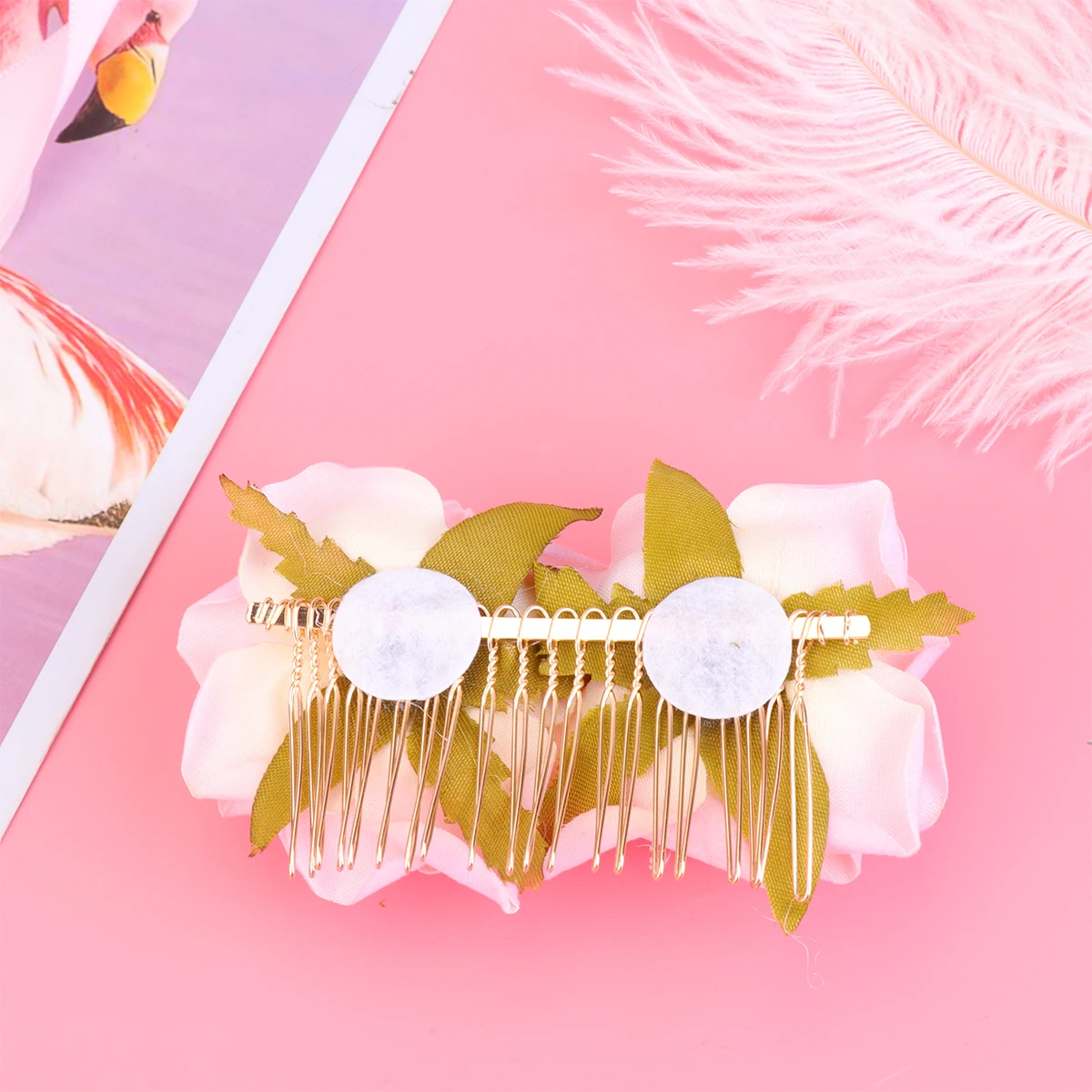 

Rose Hair Comb Bride Brides Bridesmaids Bridal Accessories Party Pin Combs Wedding