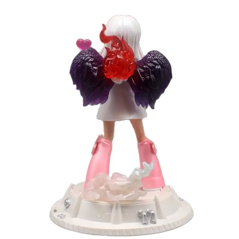 One Piece Anime Modelo Garagem Kit, GK Serafim Anjo Pequena Imperatriz Boa Hancock Figura Animação, Pirata Rei Enfeites Boneca, 9,5"