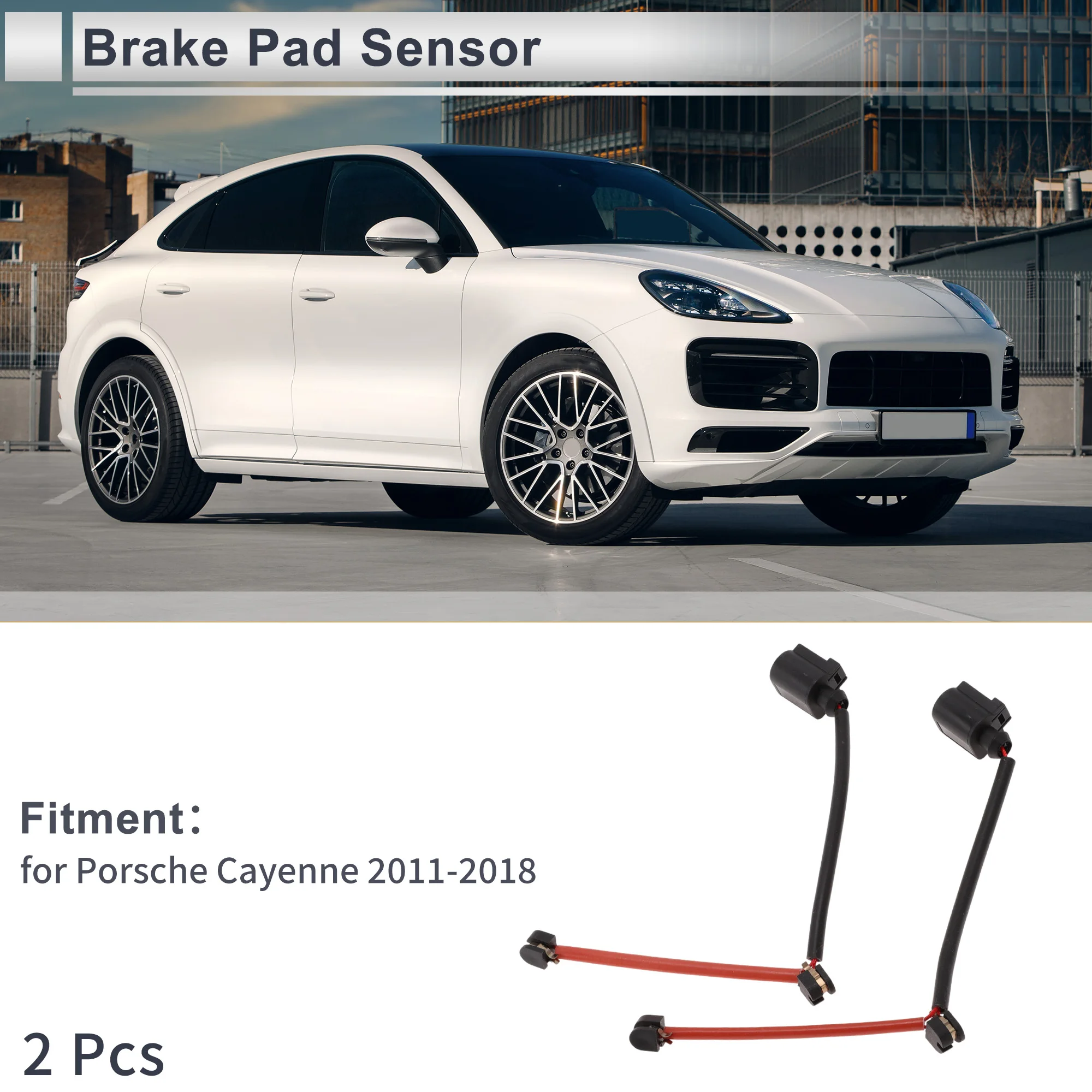 

UXCELL 2 шт. датчик износа тормозных колодок заднего колеса No 97060914500 датчик индикатора износа тормозных колодок для Porsche Cayenne 2011-2018
