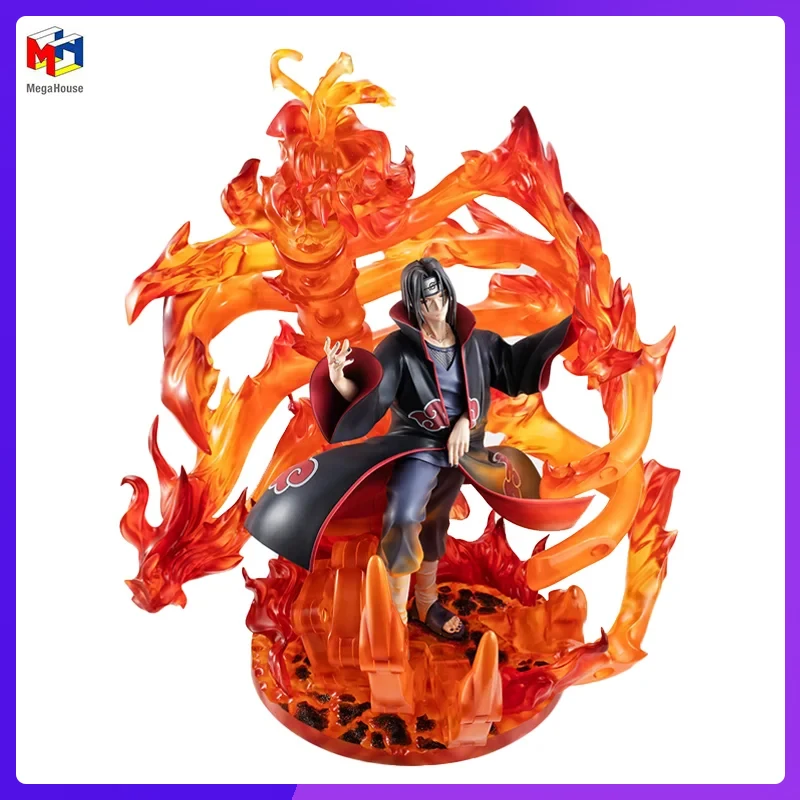 

In Stock Megahouse G.E.M.Series NARUTO Shippuden Uchiha Itachi Original Anime Figure Model Toy for boy Action Figures Collection