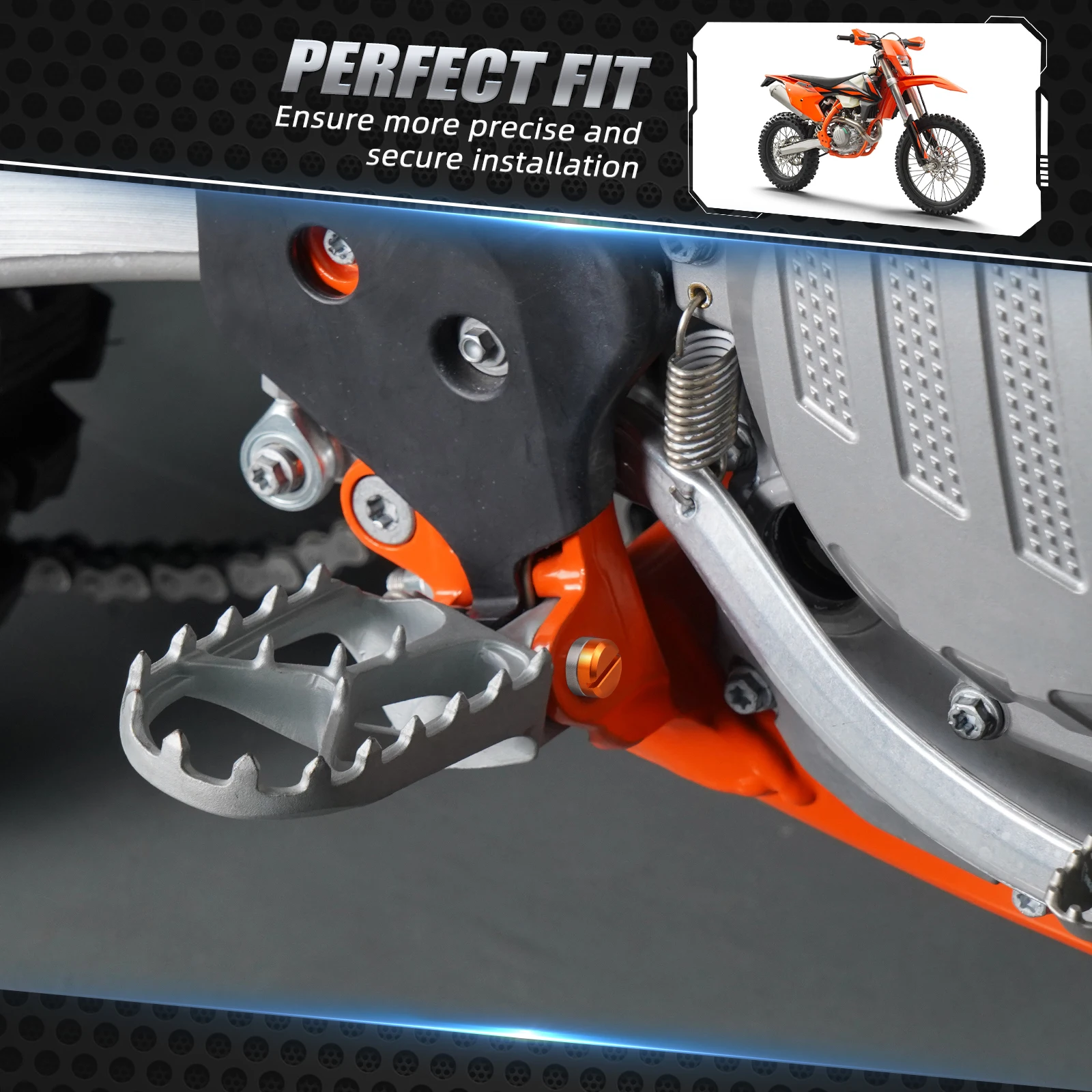 Motorcycle Foot Pegs FootRest Footpegs For KTM 690 Enduro R SMC R 790 950 990 1090 1190 1290 Adventure Supermoto Super ADV R T