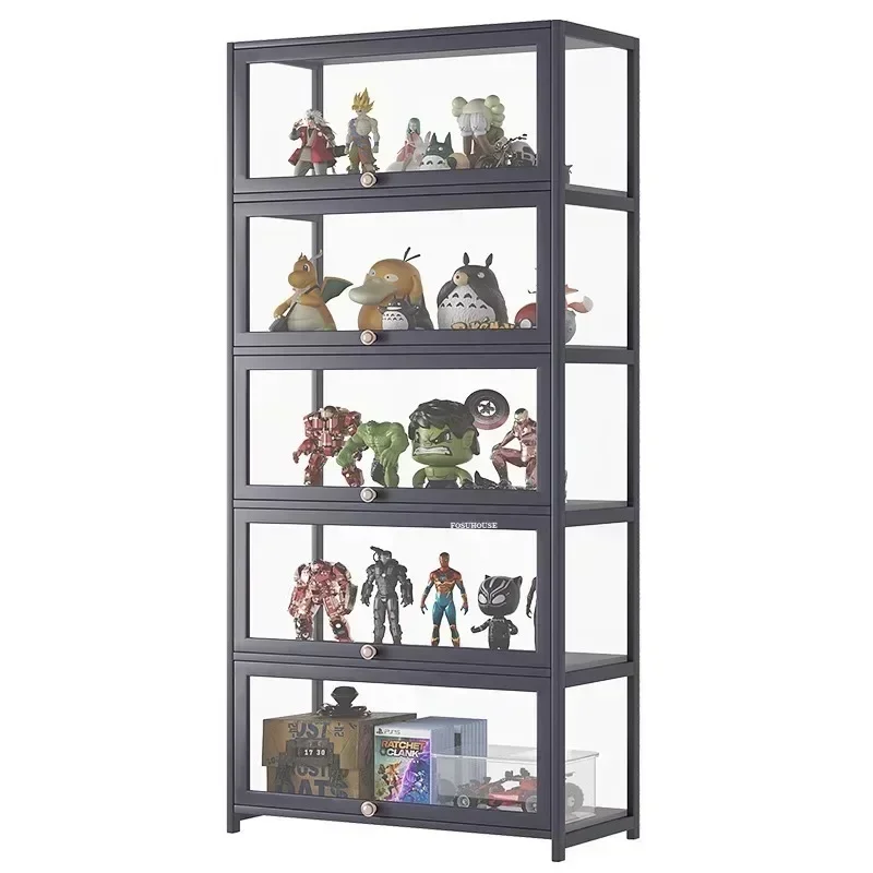 Modern Acrylic Display Cabinet Bar Furniture Showcases Storage Cabinets High-end Light Luxury Bar Wine Storage Showcase Rack
