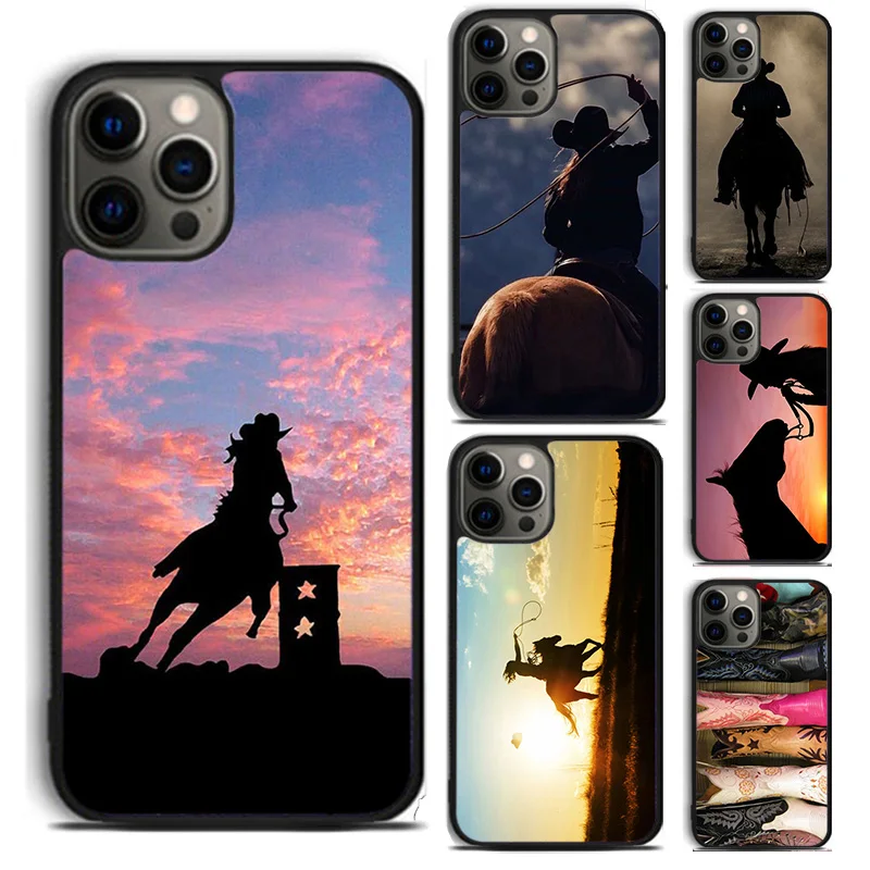 Rodeo Cowboy Gloves Cowgirl Boots phone Case Cover For iPhone 16 15 14 Plus X XR XS apple 16 11 12 13 mini Pro Max coque