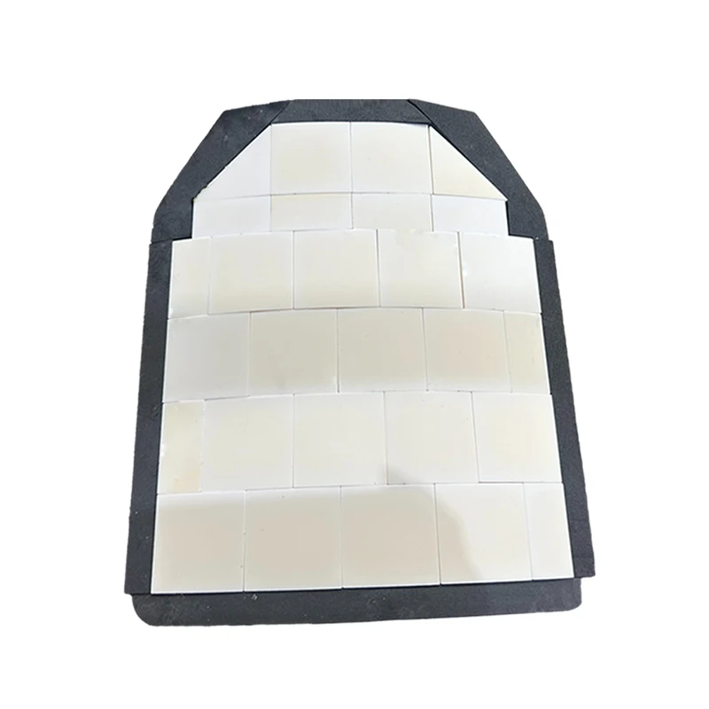 Bulletproof Plate NIJ III Level 3 PE+Alumina Ballistic Tactical Vest Chest Insertion Plate Independent Bulletproof Armor Panel