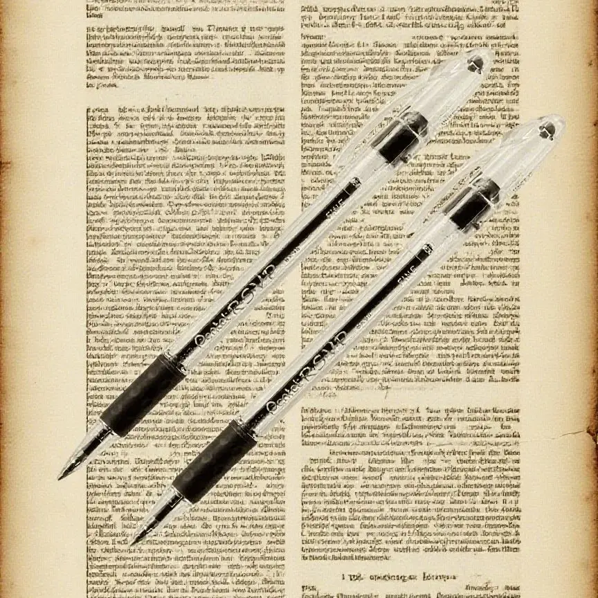 High-Performance 0.7mm Ballpoint Pens - 2 Pack Fine Line for Office Tasks