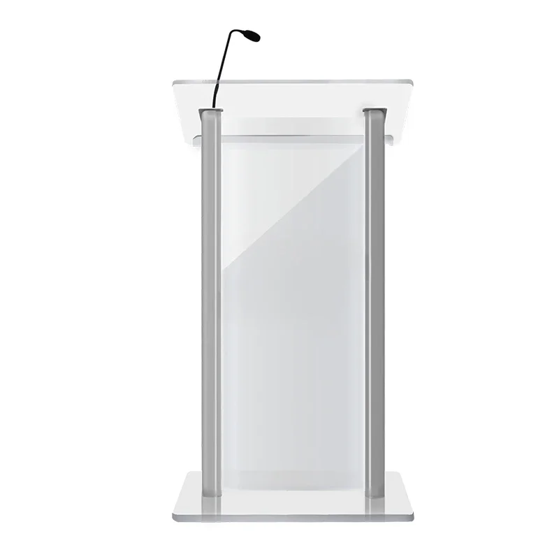 advertising clear PMMA detachable acrylic lectern pulpit podium