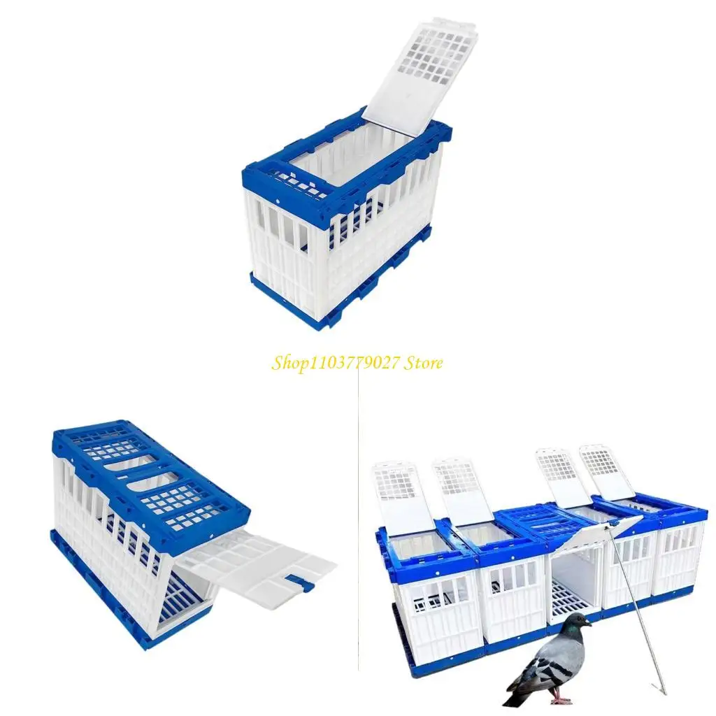 Съемная клетка для птиц с боковым доступом. Прочная складная конструкция для тренировок попугаев. Корпус гонок и голубей.