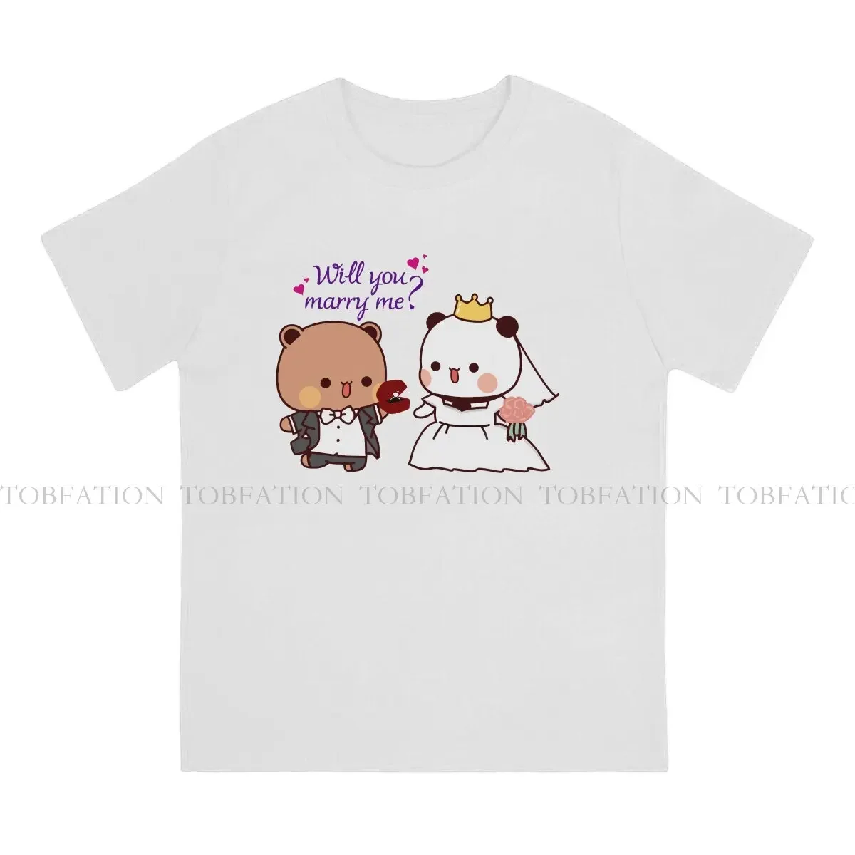 Bubu And Dudu Marry Tshirt Homme Men Clothing 4XL 5XL 6XL 100% Cotton T Shirt