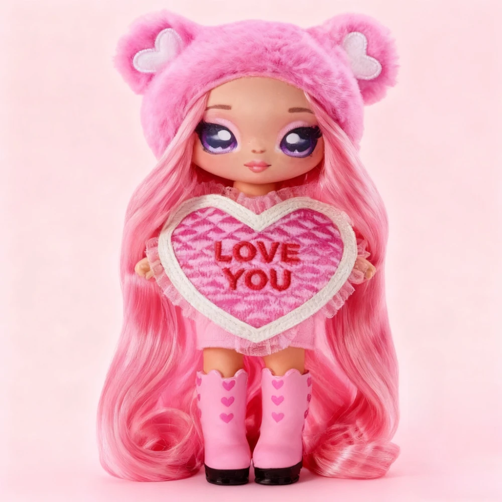 ن! ن! ن! مجموعة ملابس وأحذية عصرية وعصرية مقاس 19 سم من سلسلة الدمى المفاجئة، لعبة دمية لطيفة تحت عنوان الشتاء هدية مثالية #4