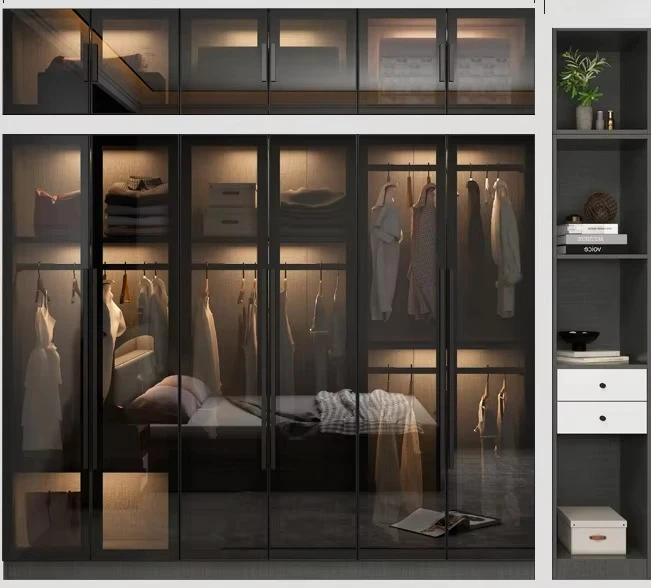 

fgQuality Factory Supply New Modern Home Custom Wardrobe Design Bedroom Dressing Room Walk-in Closet Bedroom Furniture Closet^