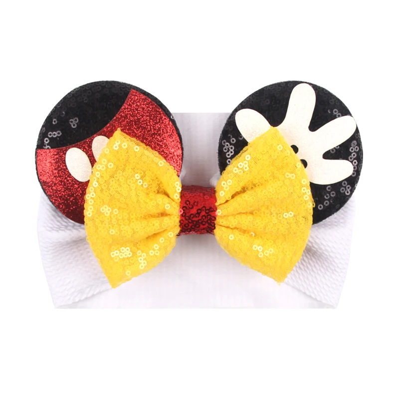 Cartoon Disney Ears Baby Headband Kids Girls Festival Sequin 5\