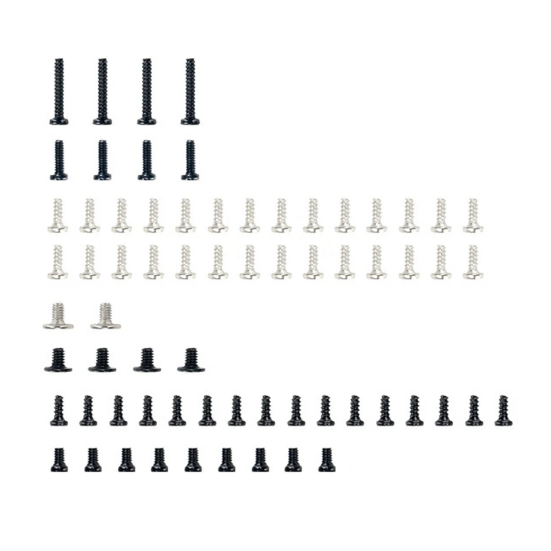 67 개/대 게임 콘솔 나사 키트 금속 나사 교체 스팀 데크 게임 기계 수리 액세서리 용 풀 세트 나사