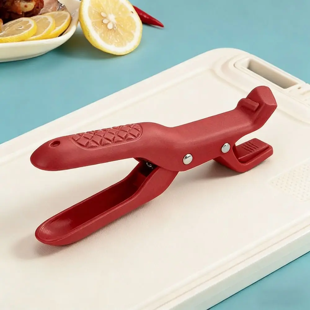Silicone Anti Scalding Clip Gripper Non-slip Kitchen Pot Bowl Clip Meal Bowls Tongs Durable Meal Bowls Tongs Kitchen Supplies