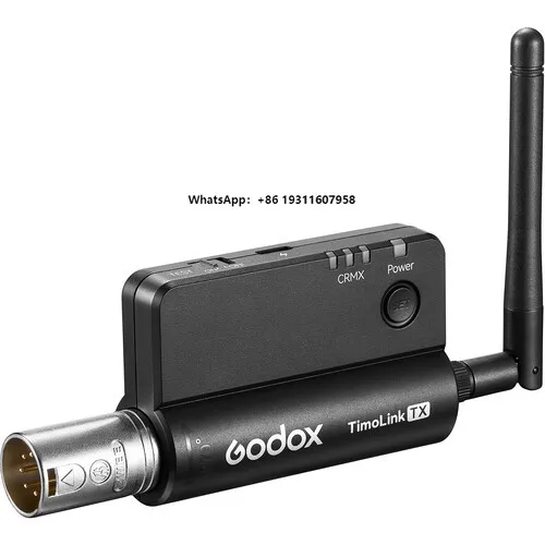 Godox TimoLink TX Wireless DMX Transmitter Built-In LumenRadio CRMX Transmitter up to 984' Long-Range Transmission