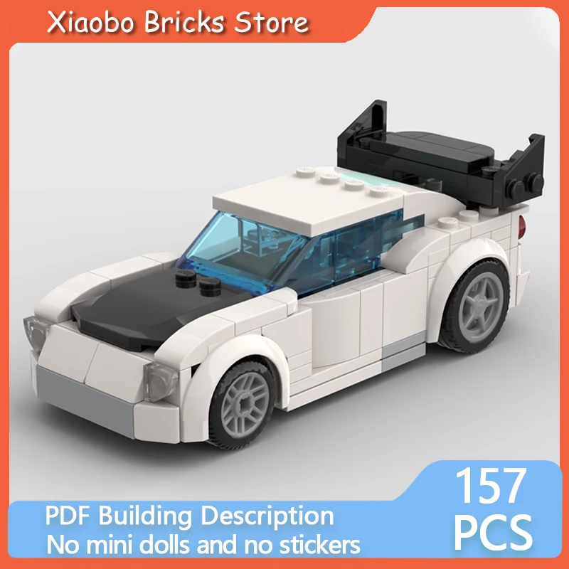 

Speed Movies Model MOC Building Bricks 6 wide Accelerated Sports Car Modular Technology Gift Holiday Assemble Children Toys Suit