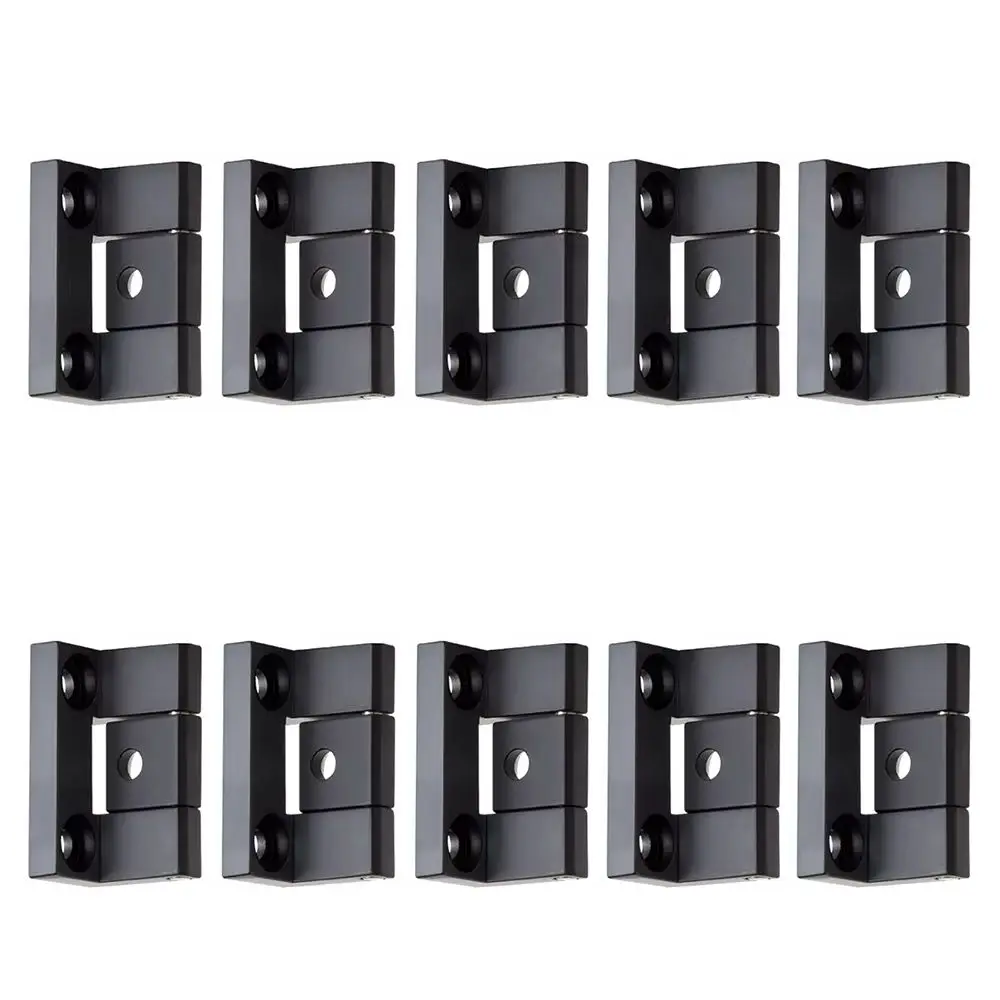 Brand New 10PCS Zinc Alloy Industrial Hinges Distribution Box Pivot Hinge Chassis Hinge Switch Electric Cabinet Door Hinge Black