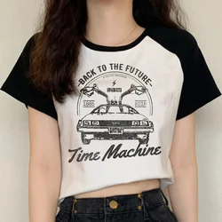 Ritorno al futuro t-shirt abbigliamento uomo grunge streetwear divertente estetica t-shirt coppia vestiti vintage