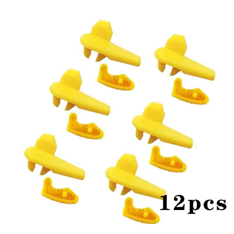 12Pcs Car Plastic Tire Changer Protectors Raking Machine Bird Head Gasket Slider Tire Remover Accessories