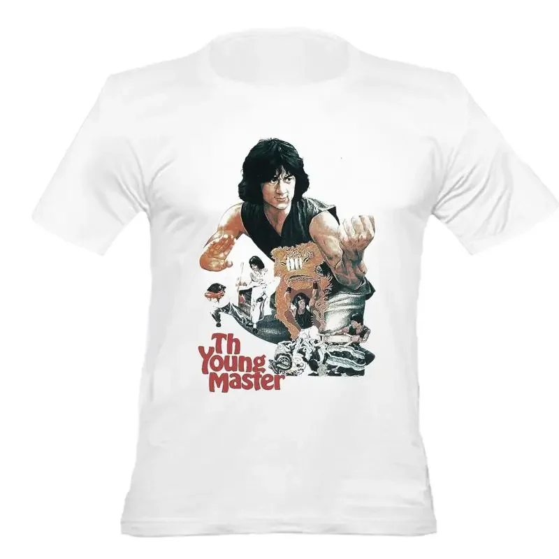 Jackie Chan The Young Master Kung Fu T Shirt Regular Fit White