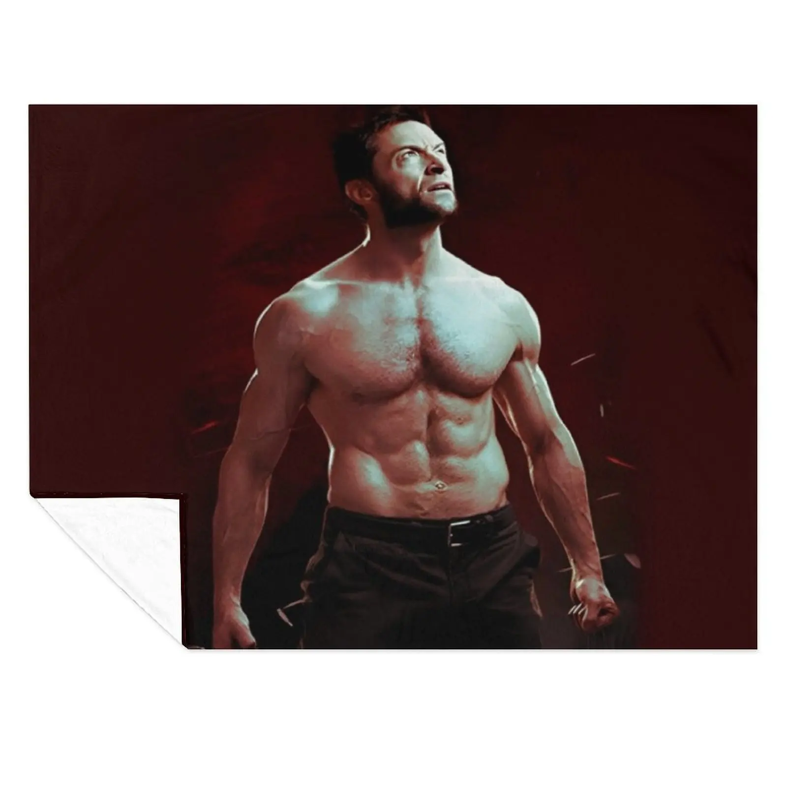 

Hugh jackman Throw Blanket Sleeping Bag Bed Fashionable Luxury Thicken Blankets