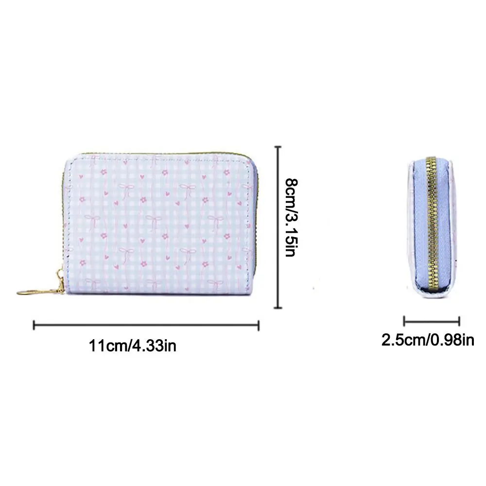 محفظة نقود معدنية محمولة من جلد البولي يوريثان بعقدة على شكل فيونكة مقاومة للماء ومحفظة للنساء والفتيات