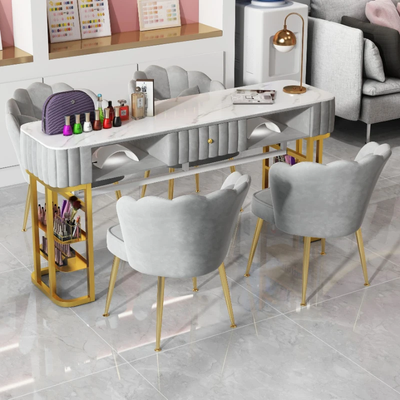 Table de Manucure Professionnelle Esthétique Simple, Équipement de Salon, YN50stuff