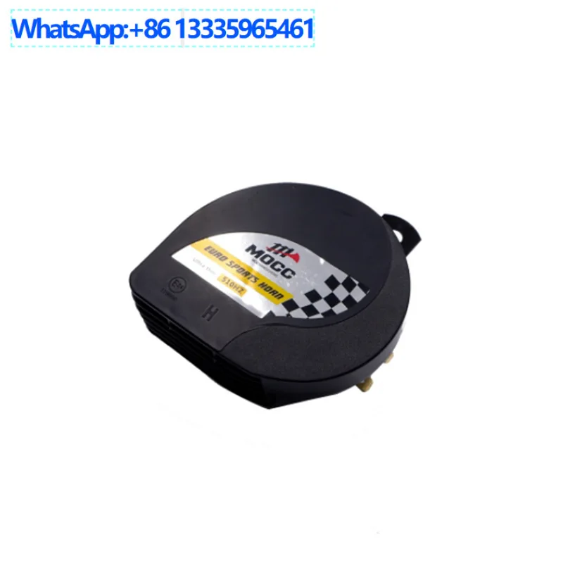 

5 шт. MOCC автомобильный модифицированный рожок-улитка 12 В для мотоцикла, электромобиля, высокий и низкий двухтональный звуковой сигнал со свистком