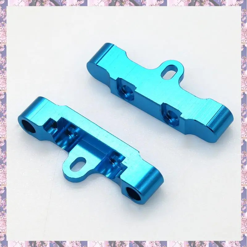Soporte de brazo de suspensión inferior de Metal de T84C-2Pcs para Tamiya TT02 TT-02 1/10 RC piezas de mejora de coche