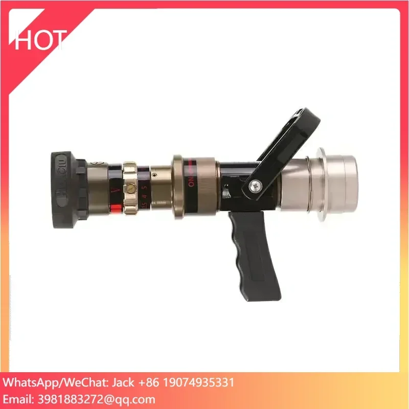 Top Quality Selectable Flow 480LPM Double Water Curtain Fire Fighting Hose Nozzle with Pistol Grip