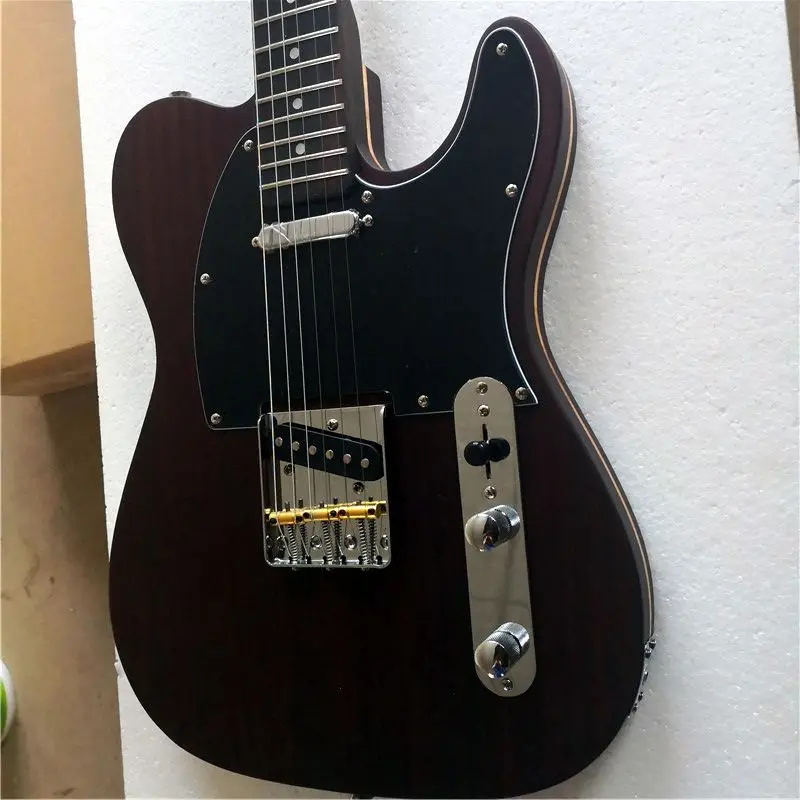 Custom Pure Rosewood Electric Guitar, 6 String, In Stock, Can Customize Color