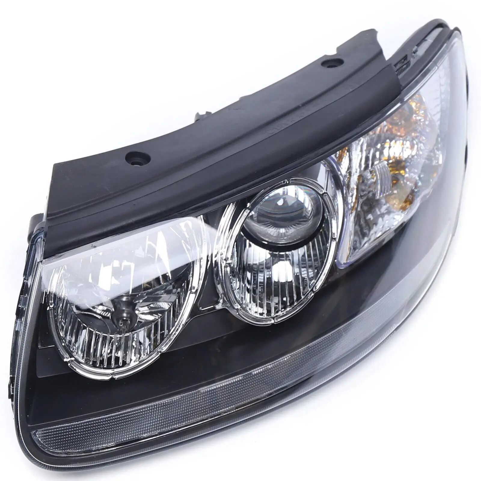 Halogen Headlight Headlamp for Hyundai Santa Fe 2007-2012 2.4L 3.5L Left Driver Side 6 Pin