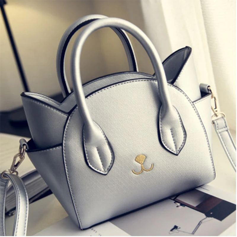 

New Cat Wing Bag Handbags Moon Bag Korean Women'S Handbag 20Th Anniversary Cat Ear Female Shoulder Bag Cross-Border Portable